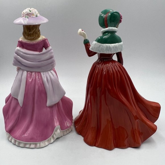 Royal Doulton bone china figurine - Summer Breeze - HN 4587 , Winters Day - HN 4 - Picture 2 of 6